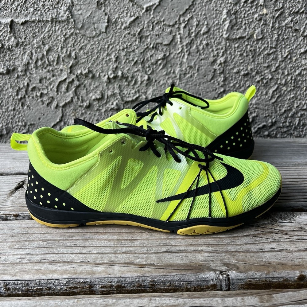 Nike Shoes Women Size 8.5 Free Cross Compete Training Yellow Neon YGI E4S-34